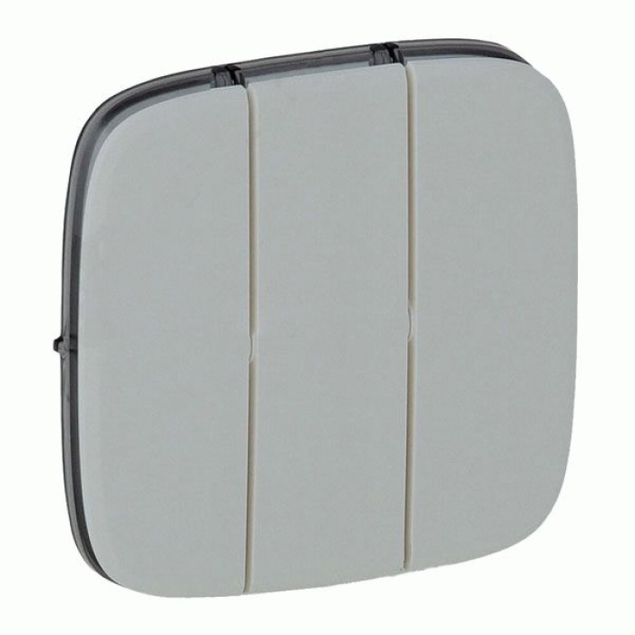 Клавіша вимикача Legrand Valena Allure 3-клавішний алюміній