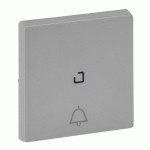 Клавиша кнопки Legrand Valena Life 1-клавишный «Звонок» подсветка алюминий