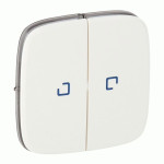 Клавіша вимикача Legrand Valena Allure 2-клавішний підсвічування білий