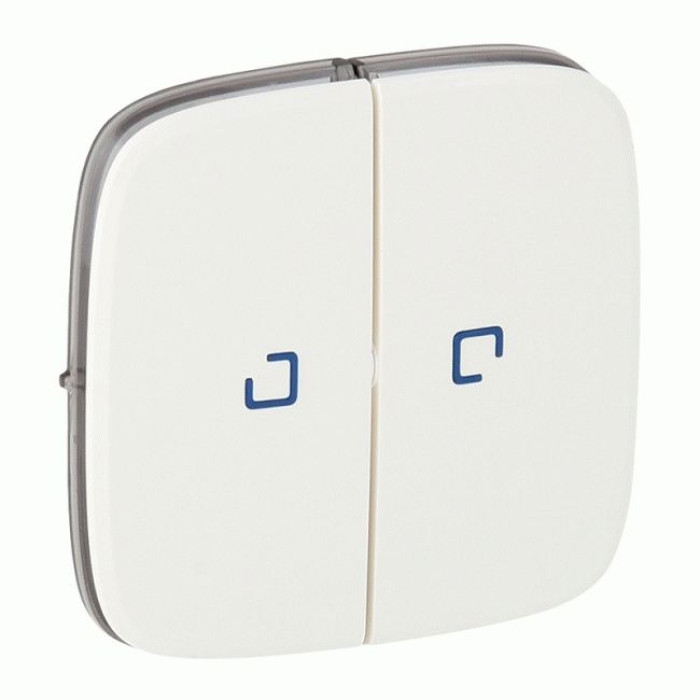 Клавіша вимикача Legrand Valena Allure 2-клавішний підсвічування білий