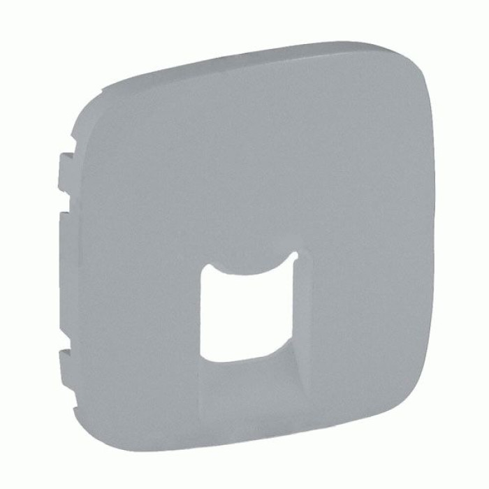 Панель розетки RJ11/RJ45 Legrand Valena Allure алюминий