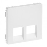 Панель розетки RJ11+RJ45 Legrand Valena Life белая
