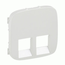 Накладка розетки Legrand Valena Allure RJ11 + RJ45 перли