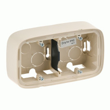 Коробка накладного монтажа Legrand Valena Allure 2-постовая слоновая кость