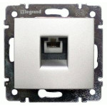 Розетка телефонна Legrand Valena 1хRJ11 кат. 3 алюміній