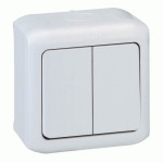 Вимикач Legrand Forix 2 кл. прохідний IP44 білий