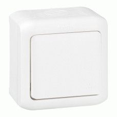 Вимикач Legrand Forix 1 кл. прохідний IP44 білий