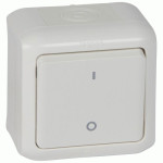 Выключатель Legrand Forix 1 кл. двухполюсный IP44 белый