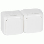 Розетка 2X2К+З Legrand Forix белая