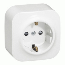 Розетка Legrand Forix з з/к біла