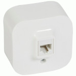 Розетка телефонна Legrand Forix RJ11 біла