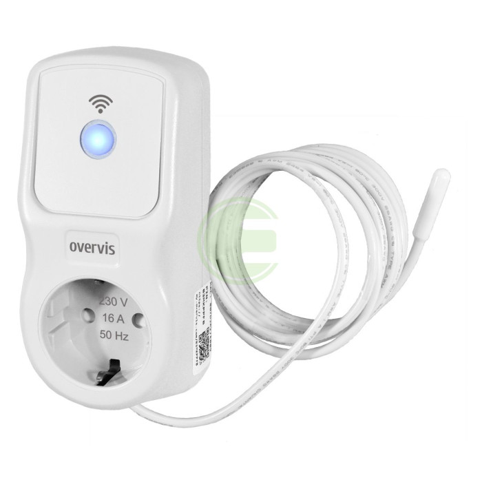 Розумна розетка-терморегулятор Новатек-Електро Wi-Fi Overvis ЕМ-126Т