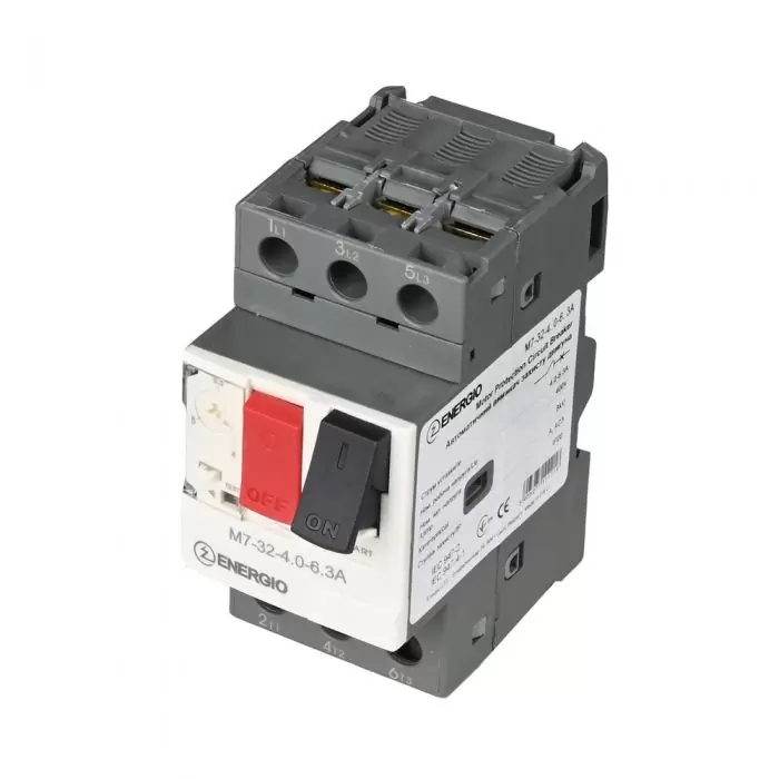 Авт. Вим. Зах. Двиг. ENERGIO M7-32 4.0-6.3А 3P 400В