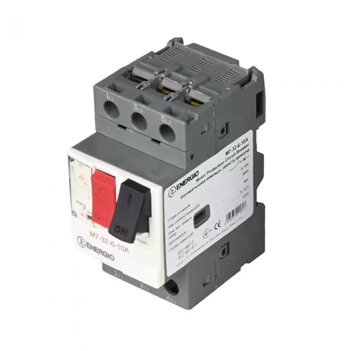 Авт. Вим. Зах. Двиг. ENERGIO M7-32 6-10А 3P 400В
