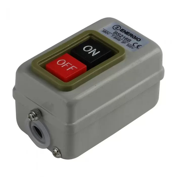 Пост кнопочний ENERGIO BS216B 30A 3P 500B 7,5кВт