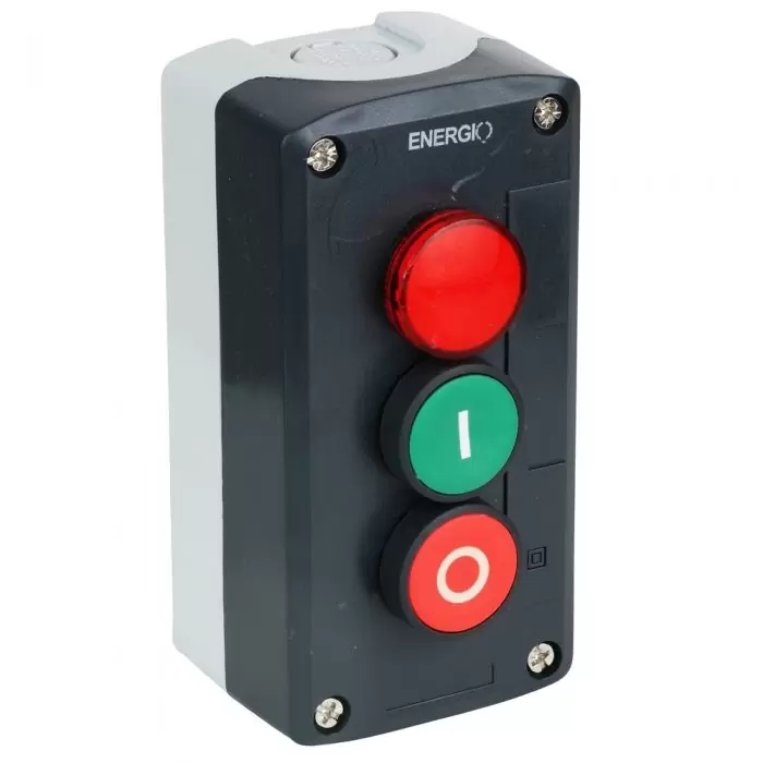 Пост кнопочний ENERGIO XAL-D363 ПУСК/СТОП/Індикатор NO+NC