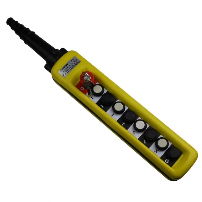 Пост тельферний ENERGIO XAC-A8813К 8 кнопок/СТОП з ключем IP65