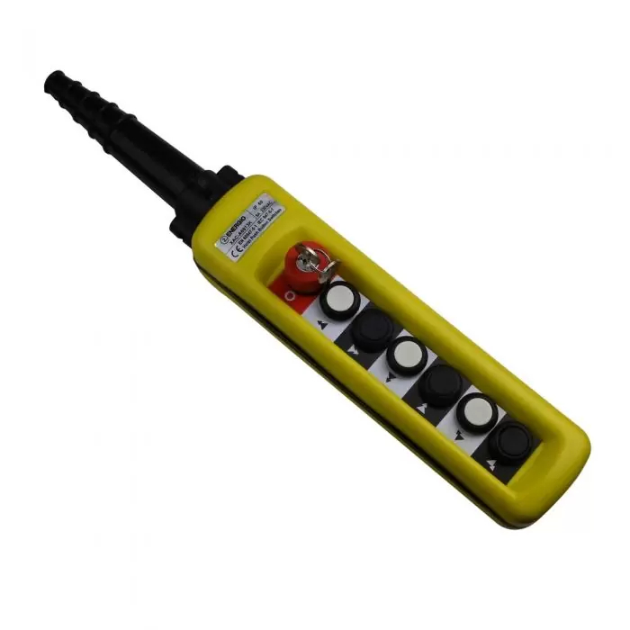 Пост тельферний ENERGIO XAC-A6913К 6 кнопок/СТОП з ключем IP65