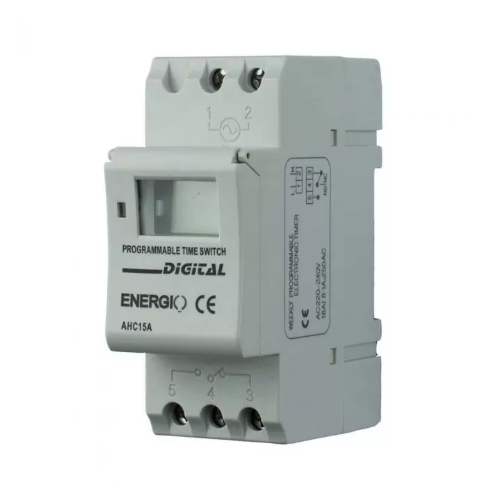 Таймер ENERGIO AHC15A тижневий електронний