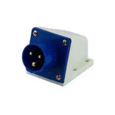 Вилка силова стаціонарна ENERGIO 513 (2P+PE) 16A 220В IP44