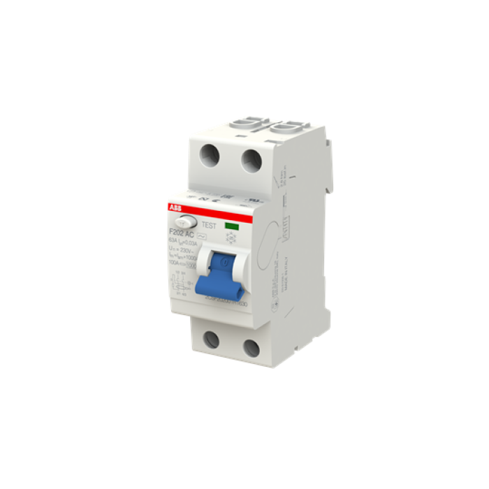 Диференціальне реле (ПЗВ) ABB F202 AC-63/003 (2CSF202001R1630)
