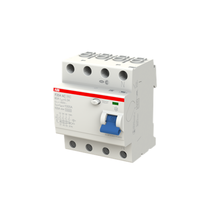 Диференціальне реле (ПЗВ) ABB F204 A-80/03 (2CSF204101R3800)