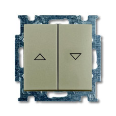 Вимикач жалюзі ABB Basic 55 2CKA001012A2166 2006/4 UC-93-507 (шампань)