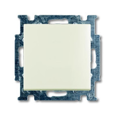 Двокнопковий прохідний вимикач ABB Basic 55 2CKA001012A2191 2006/6/6 UC-96-507 (білий шале)