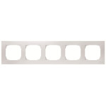 П'ятимісна рамка ABB Sky 8575 BL (біла)