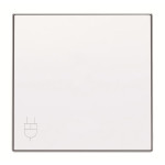 Центральна плата розетки ABB серія Sky 2CLA858810A1101 8588.1 BL із кришкою білий