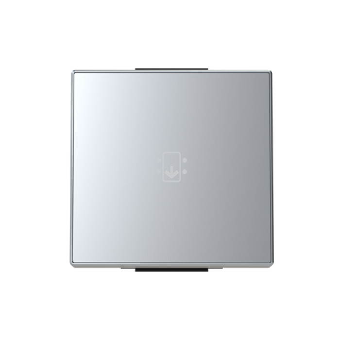 Клавіша карткового вимикача ABB серія Sky 2CLA851400A1301 8514 PL срібло