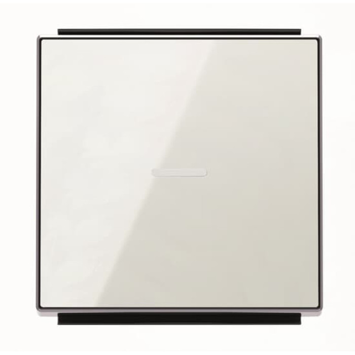 Клавіша вимикача ABB серія Sky 2CLA850130A2101 8501.3 CB з лінзою біле скло