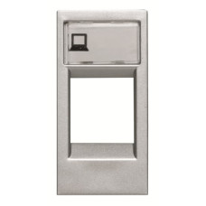 Центральна плата комунікаційної розетки ABB Zenit 2CLA211810N1301 N2118.1 PL 1М (срібло)