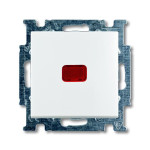 Однокнопковий вимикач з N-клеммою ABB Basic 55 2CKA001012A2143 2006/6 UCK-94-507 (білий)
