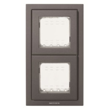 Двомісна рамка ABB Zenit 2CLA327200N1801 N3272 AN IP55 (антрацит)