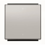 Клавіша вимикача ABB Sky 2CLA850120A1301 8501.2 PL з маркуванням 0/I (срібло)