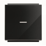 Клавіша вимикача ABB серія Sky 2CLA850130A2501 8501.3 CN з лінзою чорне скло