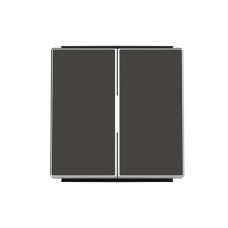 Подвійна клавіша ABB Sky 8511 NS (чорний оксамит)
