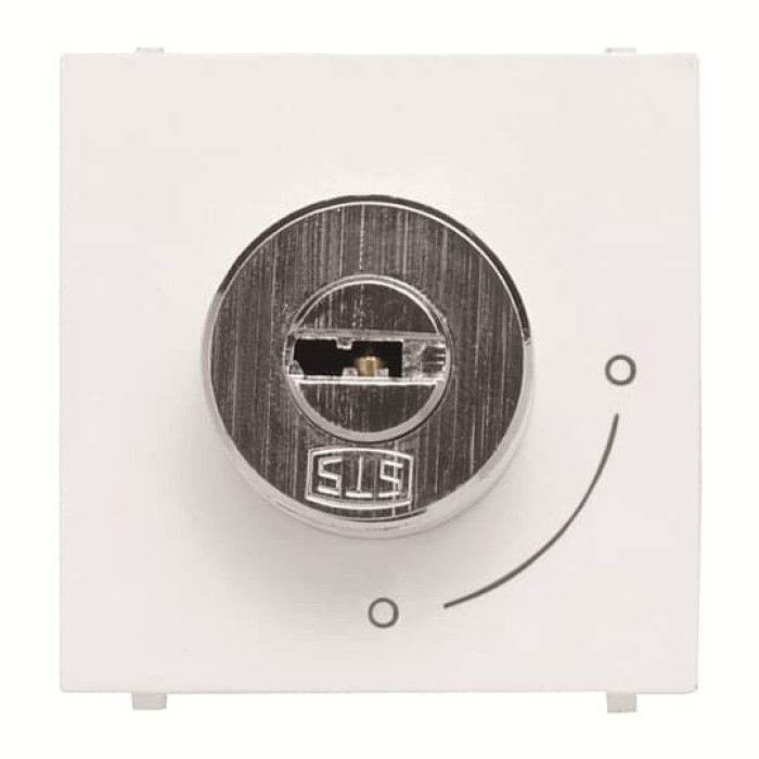 Вимикач ABB Zenit 2CLA225320N1101 N2253.2 BL із ключем без фіксації (білий)
