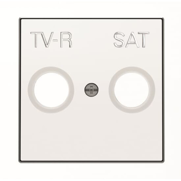 Центральна плата TV/R+SAT розетки ABB Sky 2CLA855010A1101 8550.1 BL (білий)