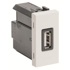 USB розетка ABB Zenit 2CLA218520N1101 N2185.2 BL 2000 мА 1М (білий)