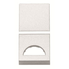 Клавіша з вікном ABB Zenit 2CLA210190N1101 N2101.9 BL 1М (білий)