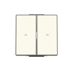 Подвійна клавіша жалюзі ABB Sky 2CLA854400A1101 8544 BL (білий)