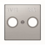 Центральна плата TV/R+SAT розетки ABB серія Sky 2CLA855010A1401 8550.1 AI сталь
