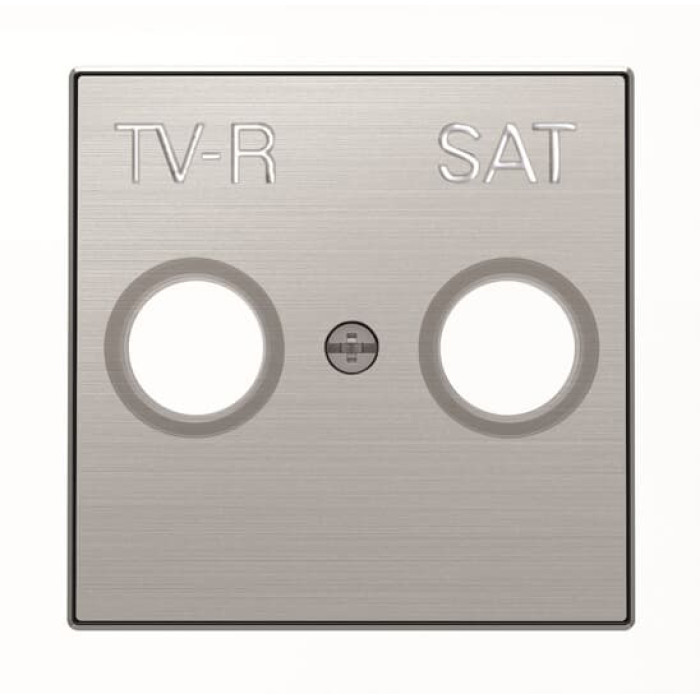 Центральна плата TV/R+SAT розетки ABB серія Sky 2CLA855010A1401 8550.1 AI сталь