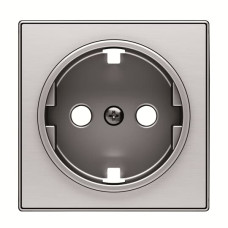Центральна плата розетки ABB Sky 2CLA858800A1401 8588 AI із заземленням (сталь)