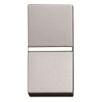 Кнопковий вимикач ABB Zenit 2CLA210470N1301 N2104.7 PL 1М (срібло)