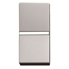 Кнопковий вимикач ABB Zenit 2CLA210470N1301 N2104.7 PL 1М (срібло)