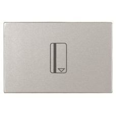 Однокнопковий картковий вимикач ABB Zenit 2CLA221410N1301 N2214.1 PL (срібло)