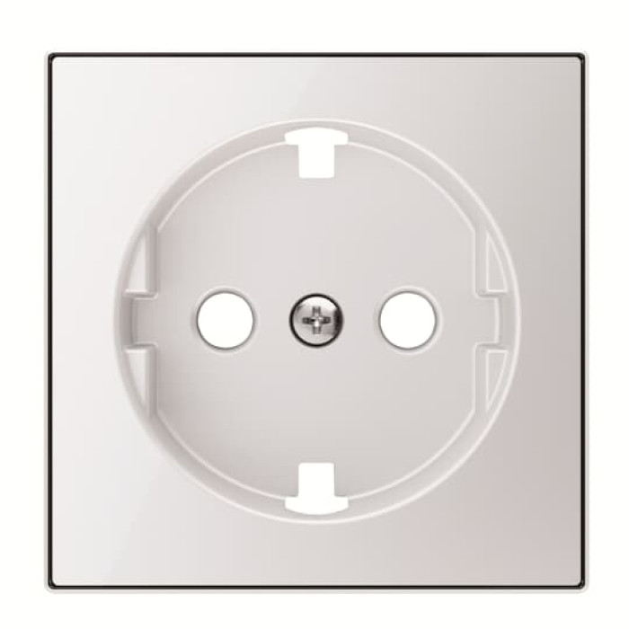 Центральна плата розетки ABB серія Sky 2CLA858890A2101 8588.9 CB із заземленням біле скло